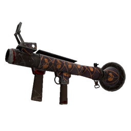 Strange Killstreak Skull Study Rocket Launcher (Battle Scarred)