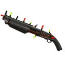 Strange Festivized Specialized Killstreak Damascus and Mahogany Shotgun (Field-Tested)