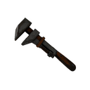 Damascus and Mahogany Wrench (Well-Worn)