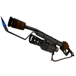 Strange Damascus and Mahogany Flame Thrower (Minimal Wear)