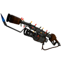 Festivized Damascus and Mahogany Flame Thrower (Factory New)