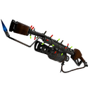 Strange Festivized Specialized Killstreak Damascus & Mahogany Flame Thrower (Field-Tested)