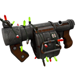 free tf2 item Strange Festivized Killstreak Damascus and Mahogany Stickybomb Launcher (Well-Worn)