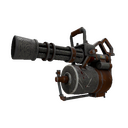 Unusual Killstreak Damascus and Mahogany Minigun (Well-Worn) (Isotope)