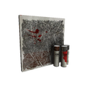 Strange Damascus and Mahogany War Paint (Battle Scarred)