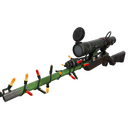 Festivized Alien Tech Sniper Rifle (Battle Scarred)