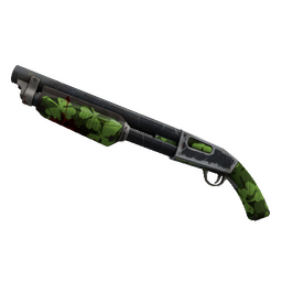 Clover Camo'd Shotgun (Well-Worn)