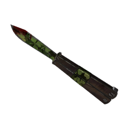 free tf2 item Clover Camo'd Knife (Well-Worn)