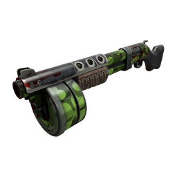 free tf2 item Clover Camo'd Panic Attack (Battle Scarred)