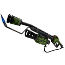 Strange Clover Camo'd Flame Thrower (Well-Worn)