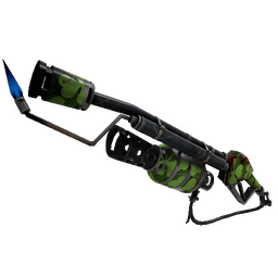 Clover Camo'd Flame Thrower (Well-Worn)