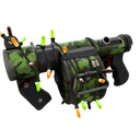 Unusual Festivized Professional Killstreak Clover Camo'd Stickybomb Launcher (Battle Scarred) (Hot)