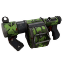 Unusual Killstreak Clover Camo'd Stickybomb Launcher (Battle Scarred) (Isotope)