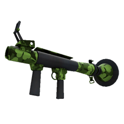 free tf2 item Strange Specialized Killstreak Clover Camo'd Rocket Launcher (Factory New)