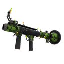 Unusual Festivized Specialized Killstreak Clover Camo'd Rocket Launcher (Well-Worn) (Hot)