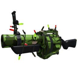 Strange Festivized Clover Camo'd Grenade Launcher (Minimal Wear)