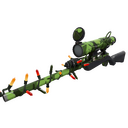 Strange Festivized Killstreak Clover Camo'd Sniper Rifle (Field-Tested)