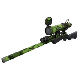free tf2 item Clover Camo'd Sniper Rifle (Well-Worn)