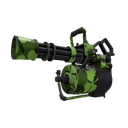 Unusual Clover Camo'd Minigun (Minimal Wear) (Isotope)