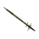 Clover Camo'd Claidheamh Mòr (Well-Worn)