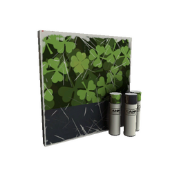free tf2 item Unusual Clover Camo'd War Paint (Field-Tested)