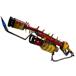 Festivized Bonk Varnished Flame Thrower (Well-Worn)