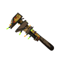 Unusual Festivized Professional Killstreak Pizza Polished Wrench (Field-Tested) (Cool)