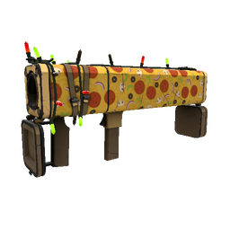 Unusual Festivized Professional Killstreak Pizza Polished Black Box (Field-Tested)