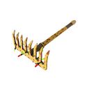 Strange Festivized Professional Killstreak Pizza Polished Back Scratcher (Minimal Wear)