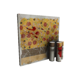 free tf2 item Strange Pizza Polished War Paint (Battle Scarred)