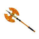 Festivized Fire Glazed Scotsman's Skullcutter (Factory New)