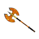 Unusual Professional Killstreak Fire Glazed Scotsman's Skullcutter (Field-Tested) (Isotope)