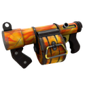 Fire Glazed Stickybomb Launcher (Well-Worn)