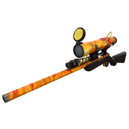 Fire Glazed Sniper Rifle (Well-Worn)