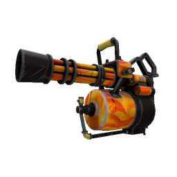 Fire Glazed Minigun (Well-Worn)