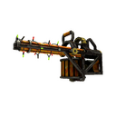 Strange Festivized Professional Killstreak Fire Glazed Brass Beast (Battle Scarred)