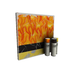 free tf2 item Fire Glazed War Paint (Field-Tested)