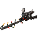 Strange Festivized Specialized Killstreak Kill Covered Sniper Rifle (Well-Worn)