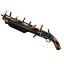 Unusual Festivized Killstreak Merc Stained Shotgun (Field-Tested) (Cool)