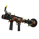 Unusual Festivized Specialized Killstreak Merc Stained Rocket Launcher (Battle Scarred) (Cool)