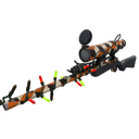 Unusual Festivized Specialized Killstreak Merc Stained Sniper Rifle (Field-Tested) (Hot)
