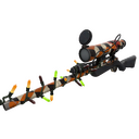 Unusual Festivized Professional Killstreak Merc Stained Sniper Rifle (Well-Worn) (Hot)