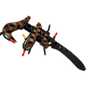 Unusual Festivized Specialized Killstreak Merc Stained Jag (Well-Worn) (Cool)