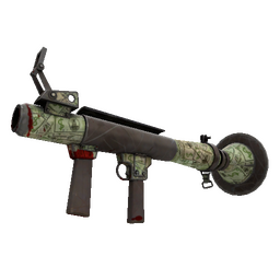 free tf2 item Bank Rolled Rocket Launcher (Battle Scarred)