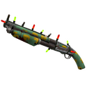 Unusual Festivized Professional Killstreak Quack Canvassed Shotgun (Well-Worn) (Isotope)