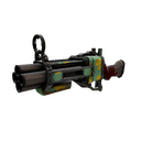 Strange Unusual Professional Killstreak Quack Canvassed Iron Bomber (Well-Worn) (Isotope)