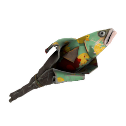 free tf2 item Quack Canvassed Holy Mackerel (Battle Scarred)