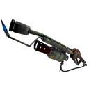 Strange Killstreak Quack Canvassed Flame Thrower (Battle Scarred)