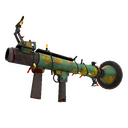 Unusual Festivized Professional Killstreak Quack Canvassed Rocket Launcher (Battle Scarred) (Hot)