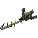 Strange Unusual Festivized Professional Killstreak Quack Canvassed Sniper Rifle (Battle Scarred) (Isotope)